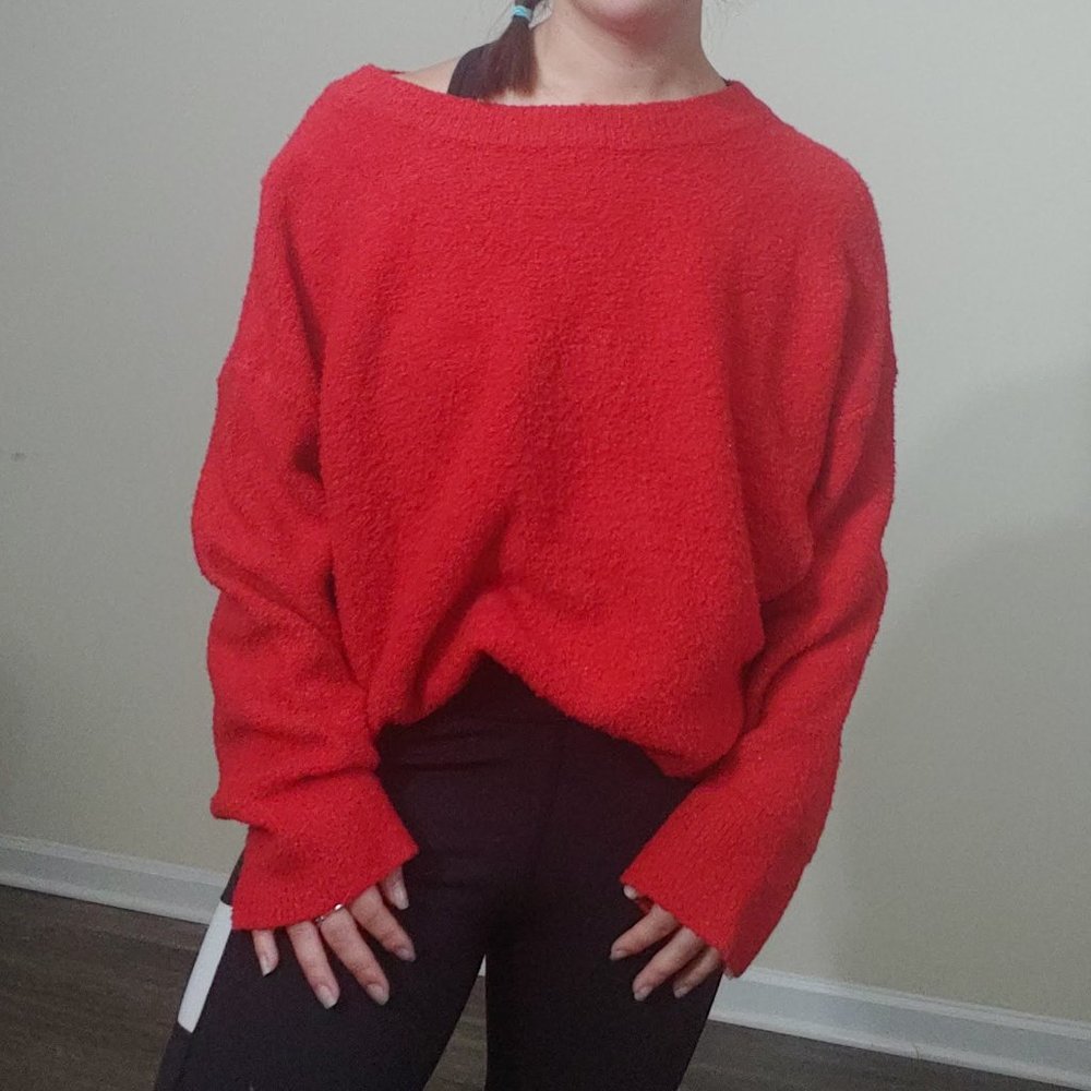 Zara Knit Red Christmas Sweater